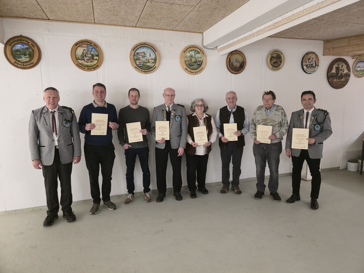 Ehrungen für langjährige Mitglieder
