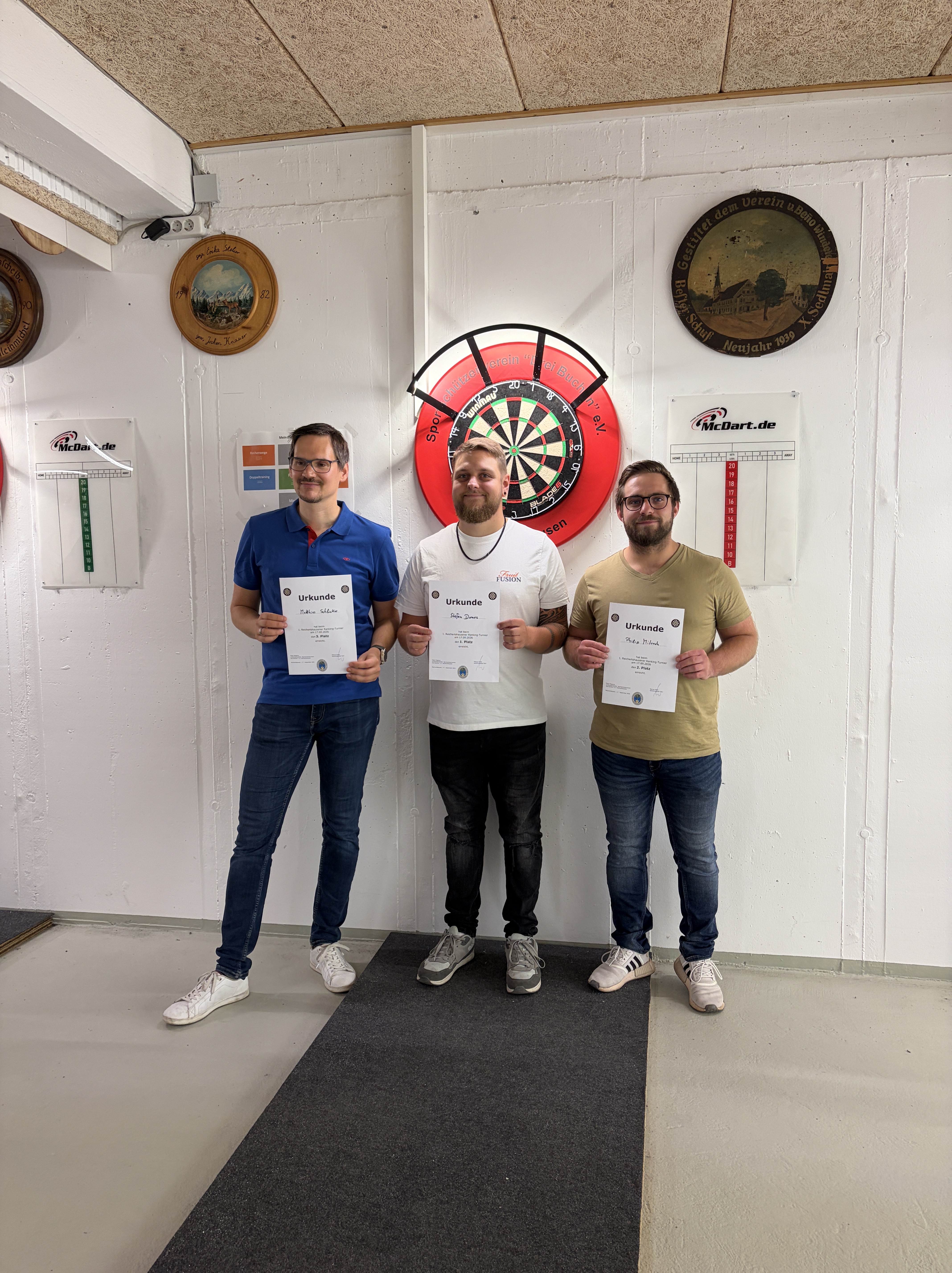 Auftakt der Reichertshausener Dart Masters